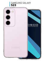 Чехол ROSCO для Samsung Galaxy S23 (арт. SS-S23-TPU-01-TRANSPARENT )