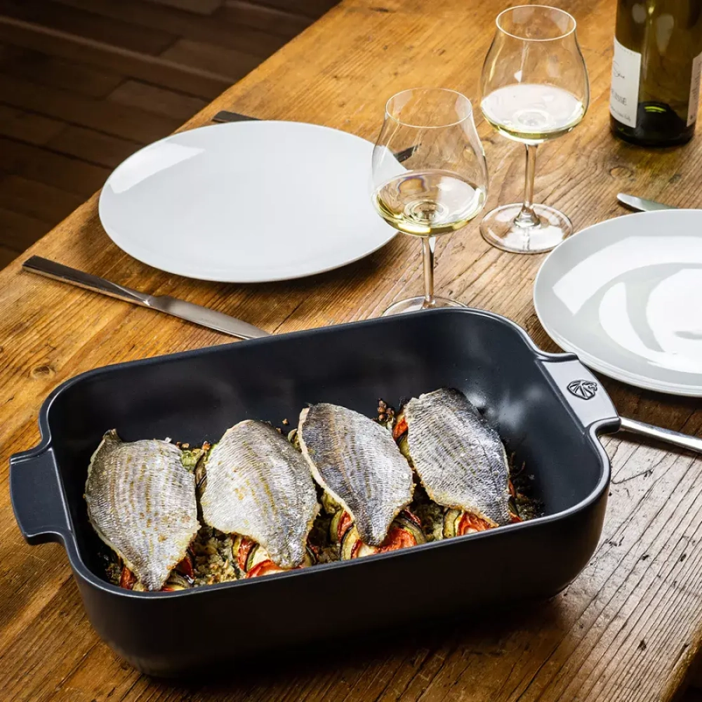 Прямоугольная форма для запекания 36х22см 3.8л Peugeot Satin Black