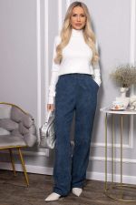 Брюки вельветовые Динара (синие) Б14629-39М LT Collection