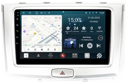 Магнитола для Haval H6 2014+ - Redpower 173 Android 10, ТОП процессор, 6Гб+128Гб, CarPlay, SIM-слот