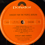 Виниловая пластинка Barclay James Harvest ‎– A Concert For The People LP