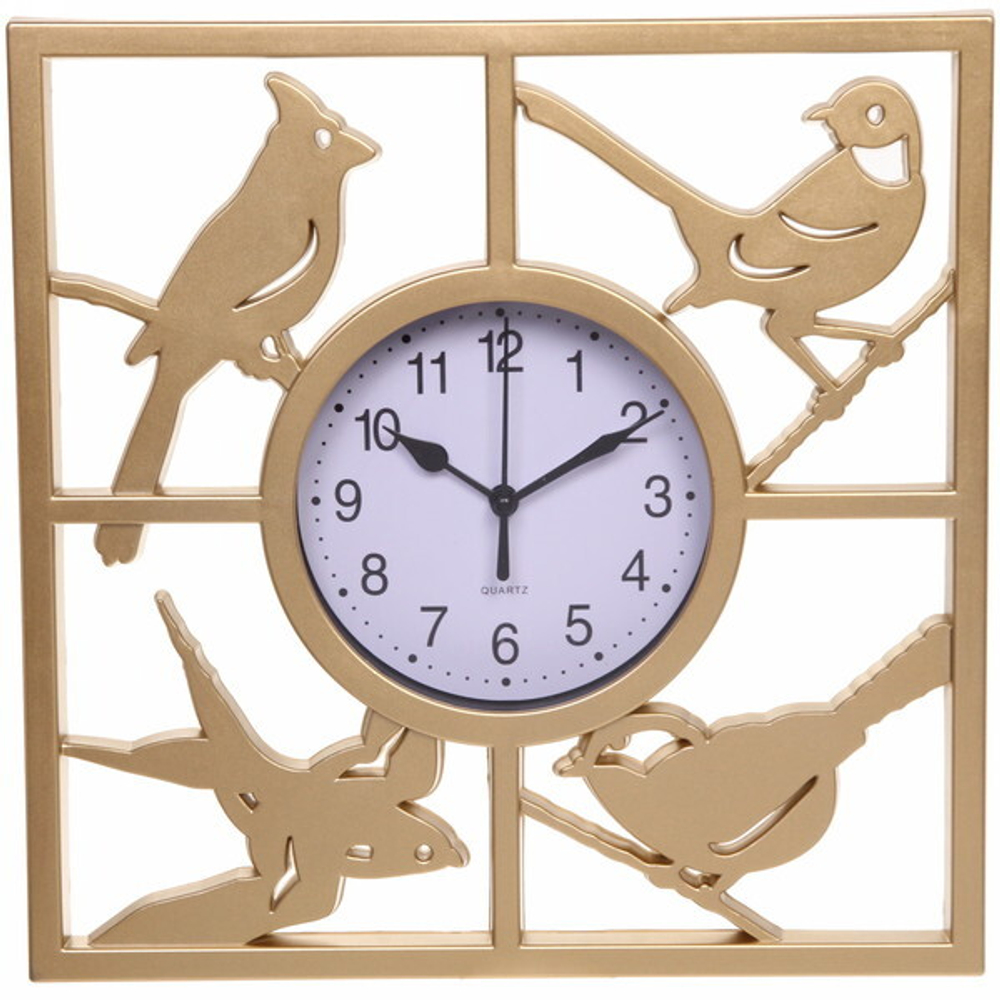 Часы настенные «Птицы» 30х30см 39-2