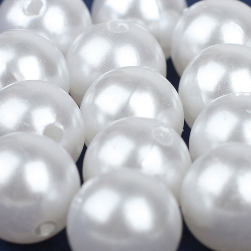 Бусы пластиковые-24мм-25г-Colibry