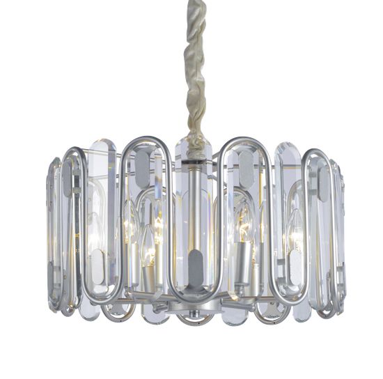 8709W/6A SIL (1) Люстра (NW)