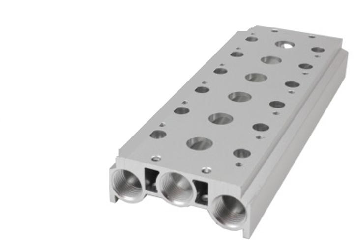 Пневмоплита для пневмораспределителей 4V210-08 / 4V230-08