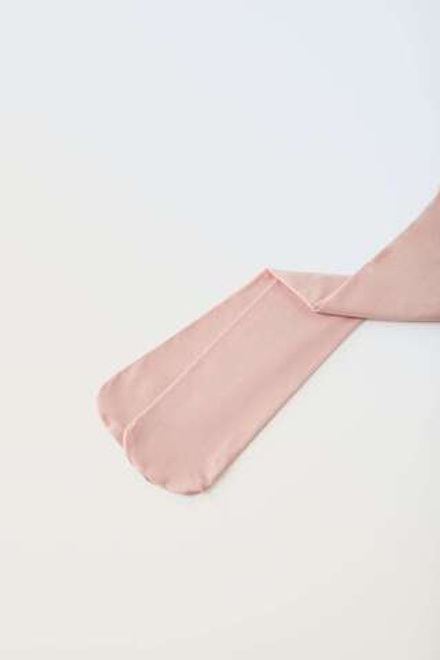 ZARA КОЛГОТКИ ИЗ МИКРОФИБРЫ, РОЗОВЫЙ
