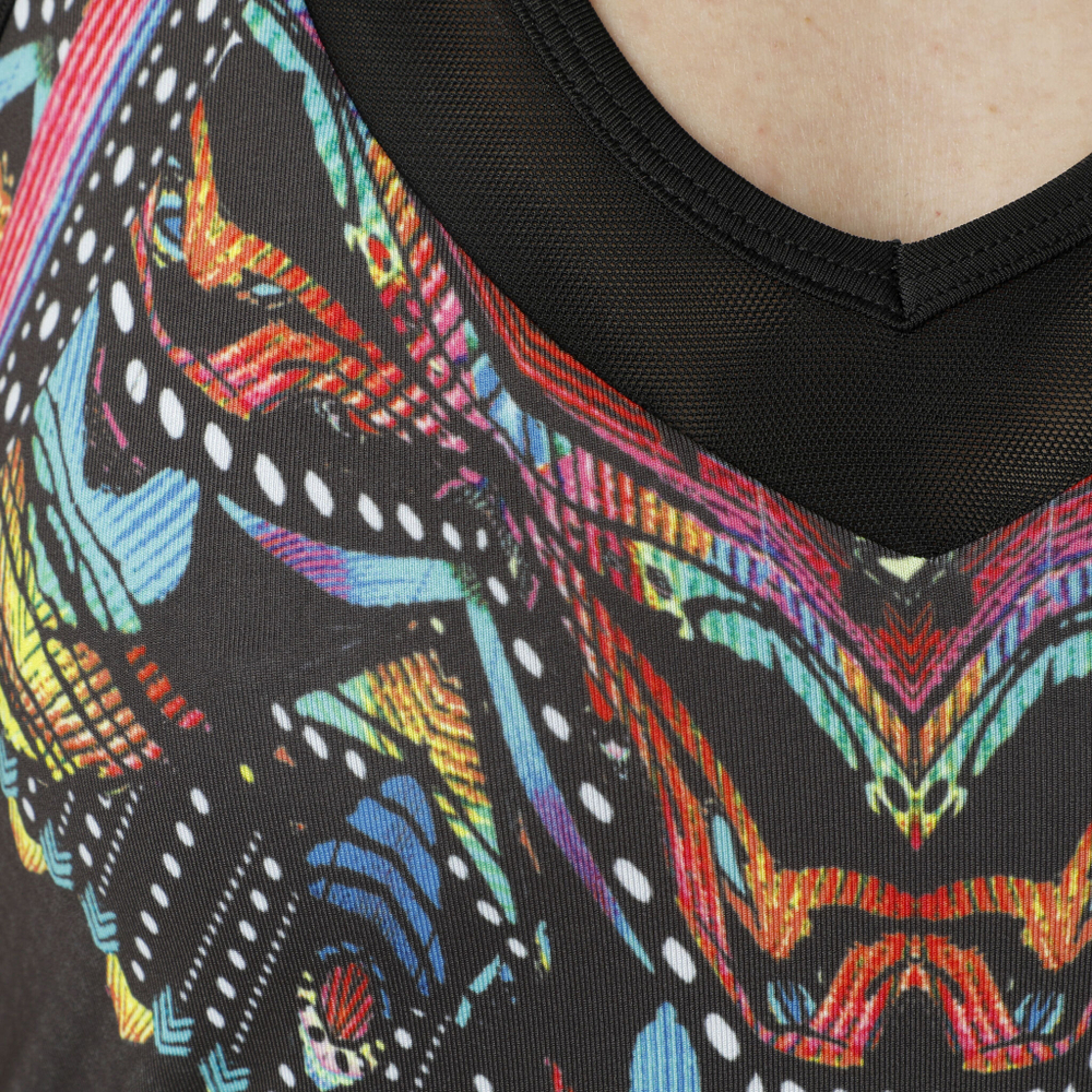 Женская теннисная майка Lucky in Love Majesty With Bra Tank Top Special Edition Women - Black, Multicoloured