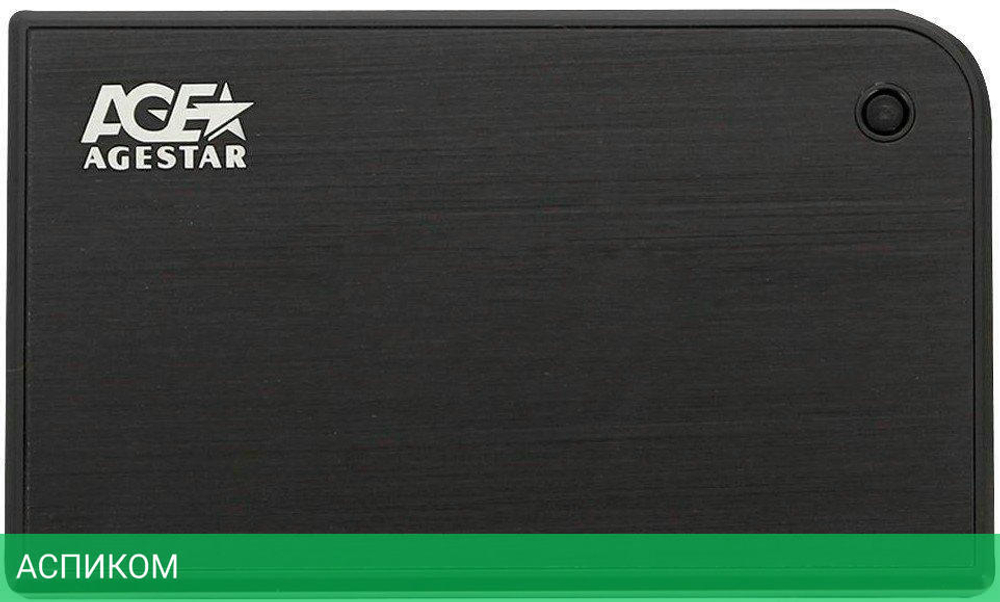 Бокс для накопителя AgeStar 3UB2A14 Black
