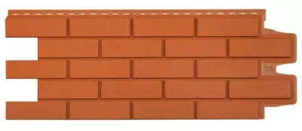 Фасадная панель Grand Line Клинкерный кирпич Стандарт Терракотовый 0,39м2