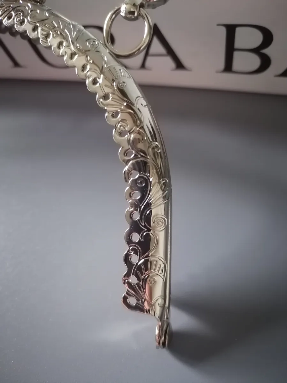 Фермуар 16.5 см для сумки пришивной с ручкой