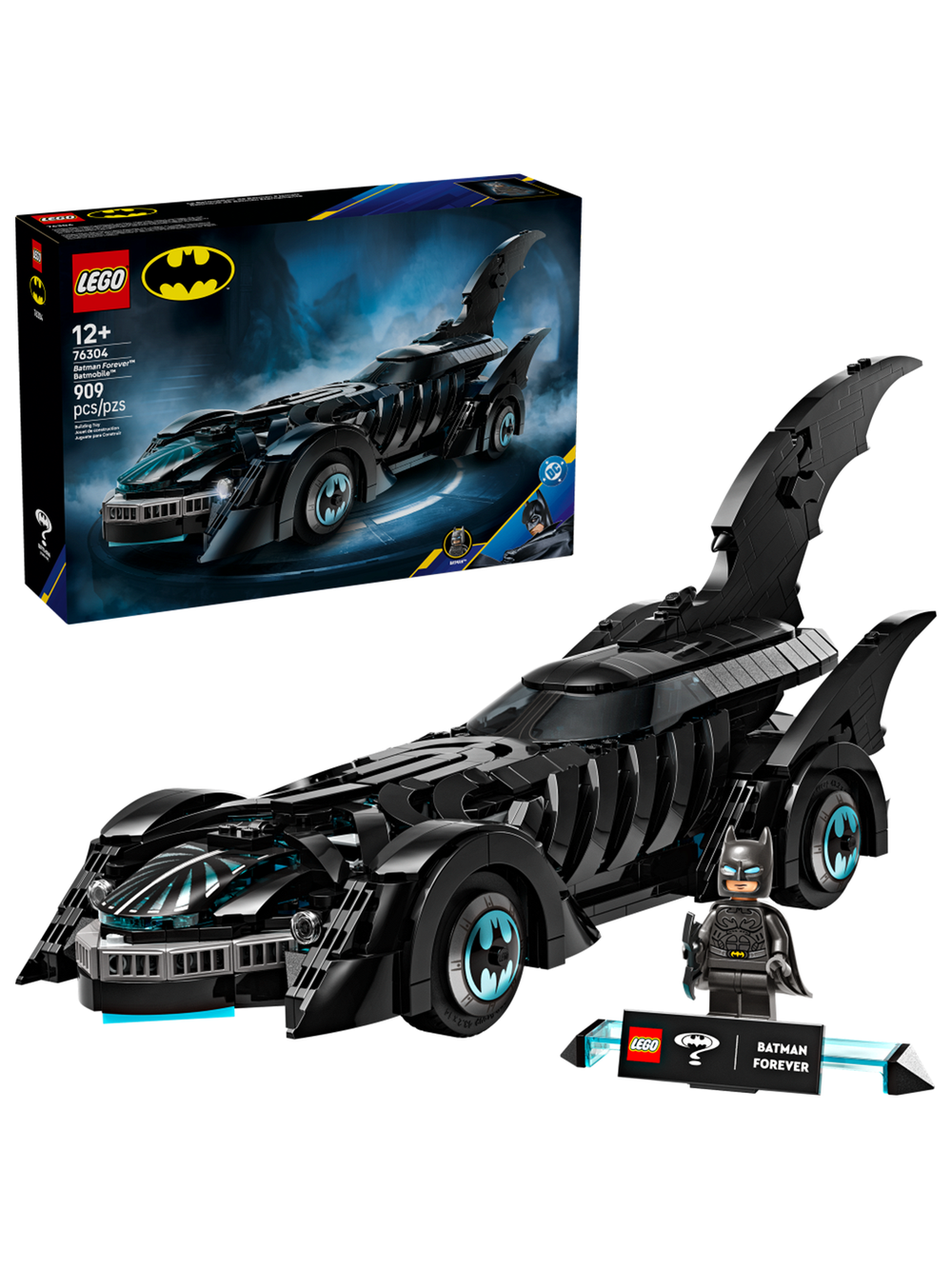 Конструктор Лего Марвел Супер Герои Бэтмобиль «Бэтмен навсегда» | LEGO DC Batman Forever Batmobile 76304_УЦЕНКА