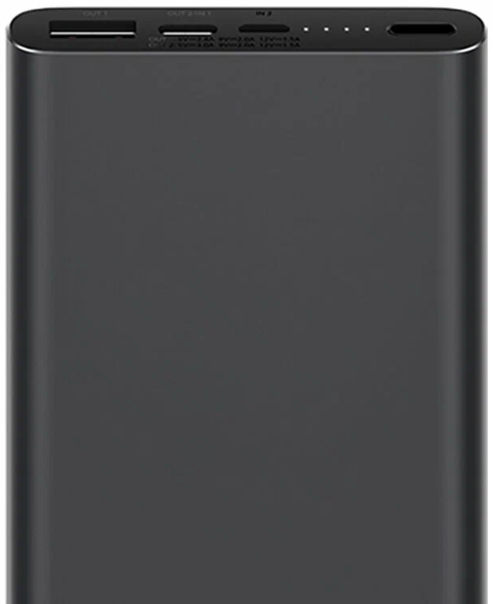 Повербанк Xiaomi Mi Power Bank 3, 10000 mAh, черный