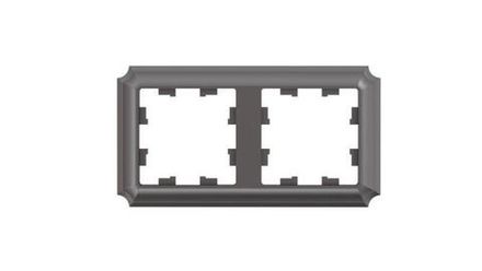 Рамка 2-м AtlasDesign Antique универс. мокко SE ATN100602