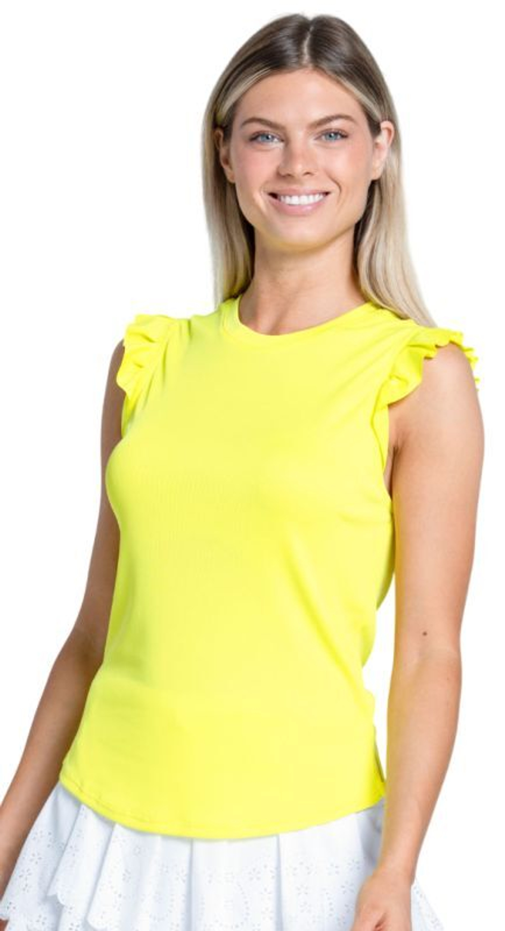 Топ теннисный Lucky in Love Keepin It Rio Bring Rib On Tank - yellow