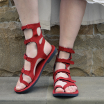 Сандалии "Гладиаторы" (красные)