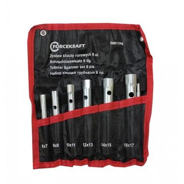 Ключи торцевые трубчатые, набор 6предметов FORCEKRAFT 50817P6