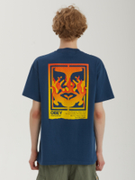 Мужская Футболка Obey Icon Stencil Flame