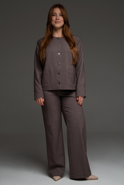 Брюки женские 3667зпа, какао #519Как023667зпа