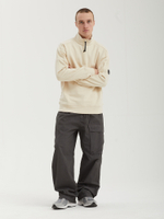 Мужская Толстовка Diagonal Raised Fleece Half Zip Lens