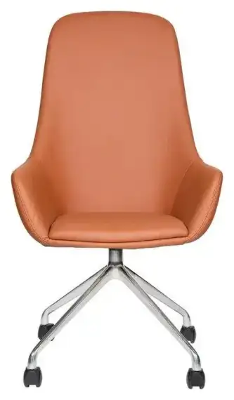 Кресло для руководителя МГ-24 А ХРОМ ПАУК 4 ЛУЧА