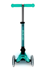 Самокат Mini Micro Deluxe Orion LED складной, голубой