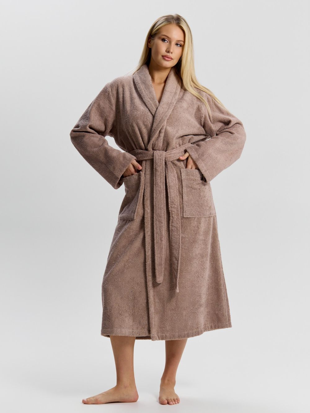 Халат женский Комфорт-3 Виотекс СЕРО-БЕЖЕВЫЙ