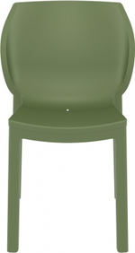 Стул пластиковый Siesta Contract Nora, оливковый