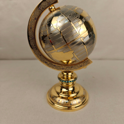 Глобус сувенирный "Золотой" (Златоуст)