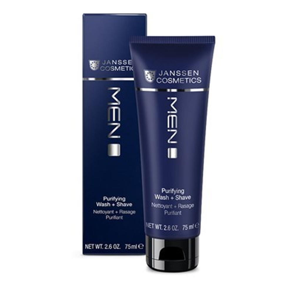 JANSSEN COSMETICS Нежный крем для умывания и бритья | Purifying Wash & Shave