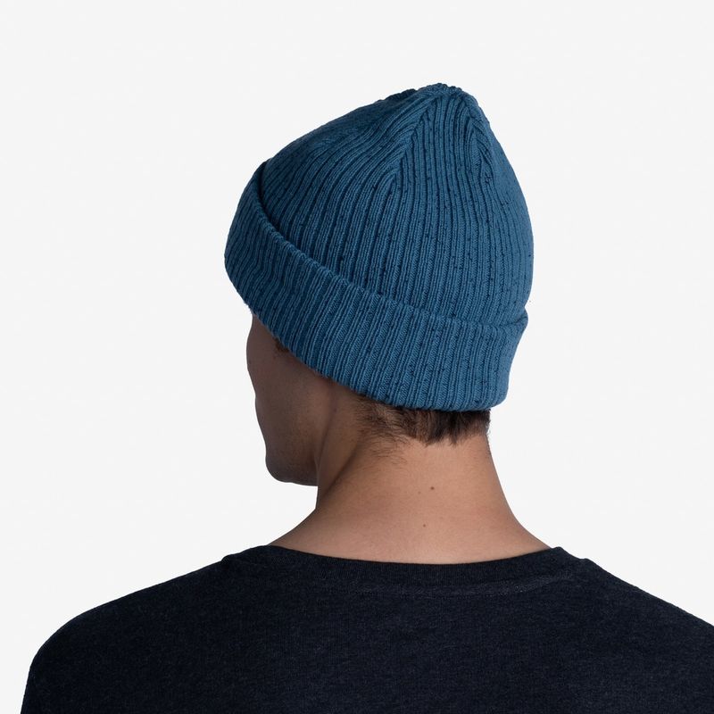 Вязаная шапка Buff Hat Knitted Kort Dusty Blue Фото 4