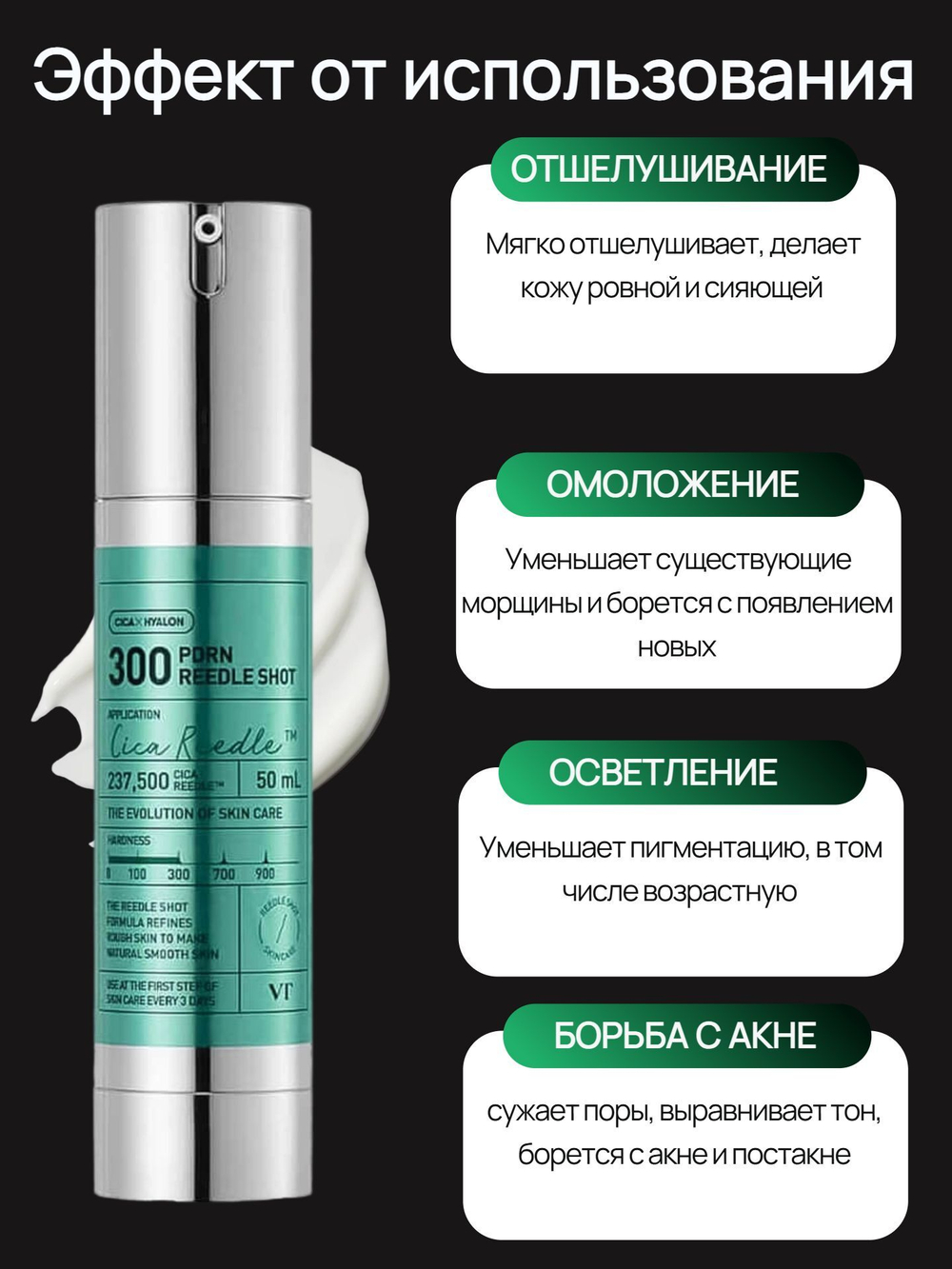 Омолаживающая бустер-сыворотка с PDRN и микроиглами 300 50 мл