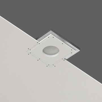 Купольный встраиваемый гипсовый светильник для установки в потолках из гипсокартона SN 430 белый Atlas 160 Stellanova