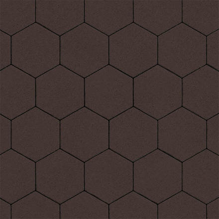 Тротуарная плитка СОТЫ - Стандарт Коричневый