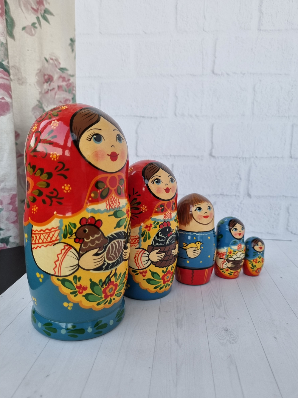 Матрешка "с курочкой" традиция 5мест