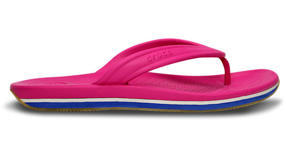 Шлепанцы Crocs Retro Flip Fuchsia / Sea Blue