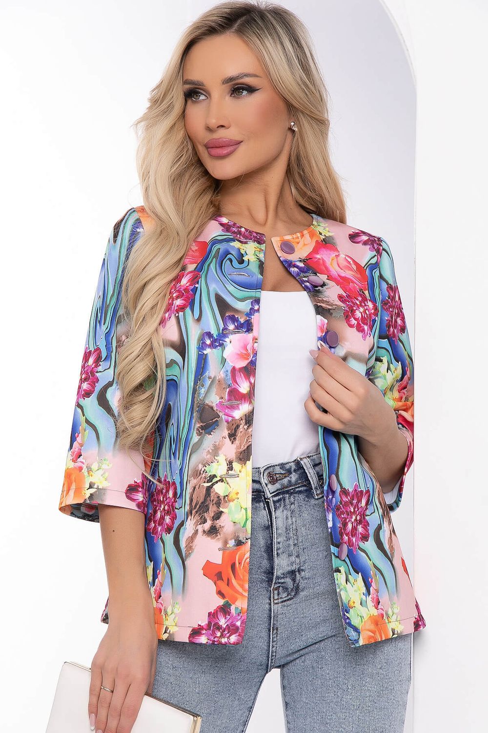 Жакет "Цветочная сказка" Б7825 LT Collection