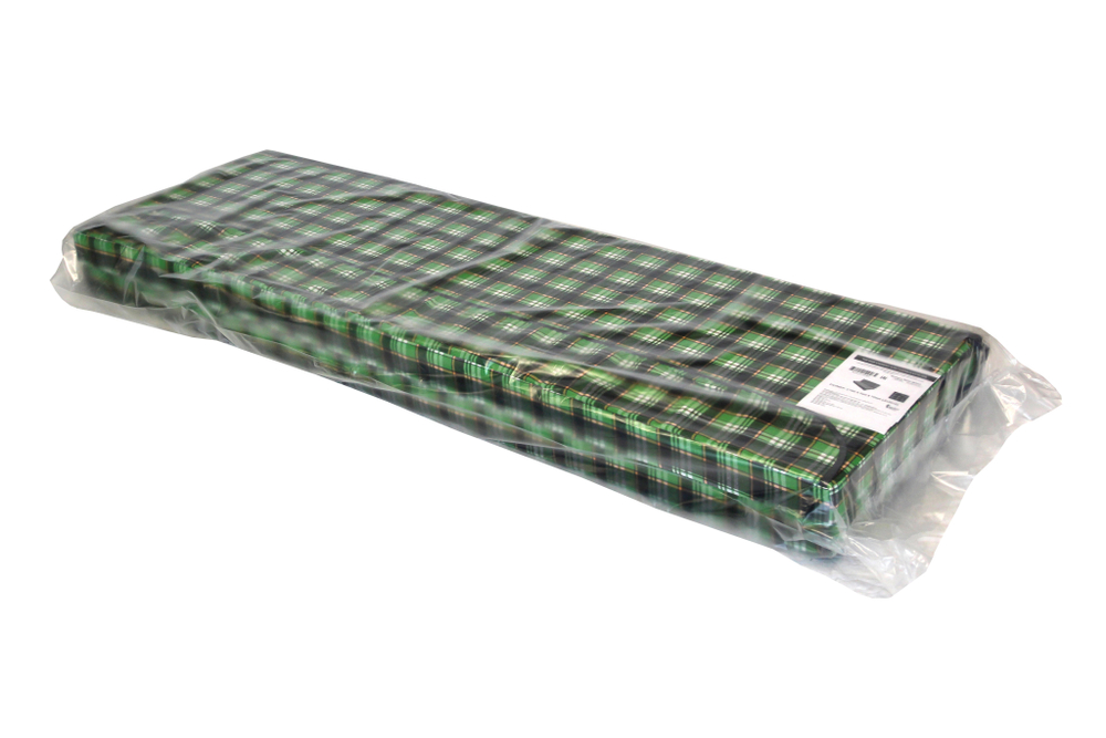 Мягкий элемент 1700х560х70 поликоттон М101-МТ010 арт.Люкс,Люкс2,Комфорт,Триумф,Орбита,Ямайка,Майами (цвет ткани . рис.зеленая клетка "Garden story"