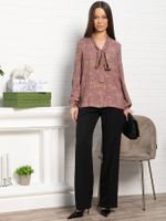 Рубашка с бантом Рузанна (чайная роза) Б15245-10М LT Collection