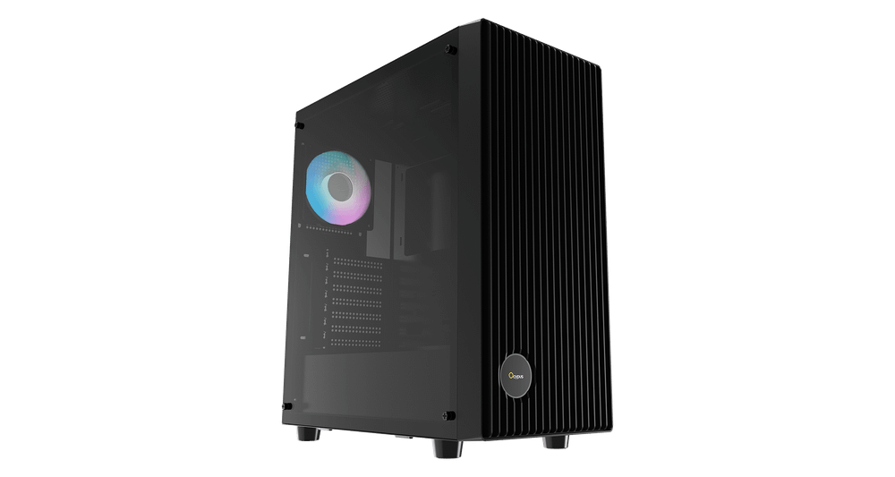 Корпус Ocypus Gamma C70 BK ARGB ATX/mATX/ITX 2xUSB Черный Gamma-C70-BKG400XX-GL