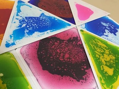 Декоративная плитка "Клякса" Живой пол Сота