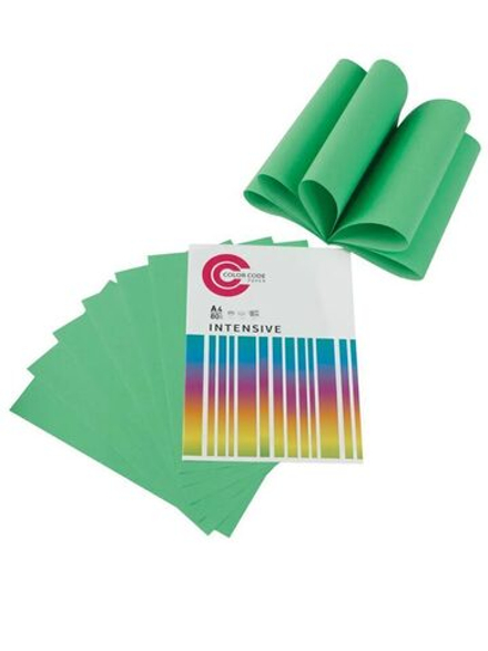Бумага А4 цветная 50л Color Code ИНТЕНСИВ, зеленая