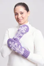 Варежки Idel Древо Жизни сиреневый