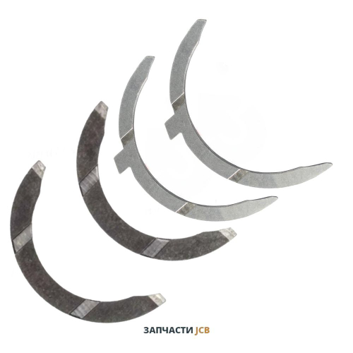 Полукольца коленвала верхние и нижние JCB 02/192083 + 02/192084