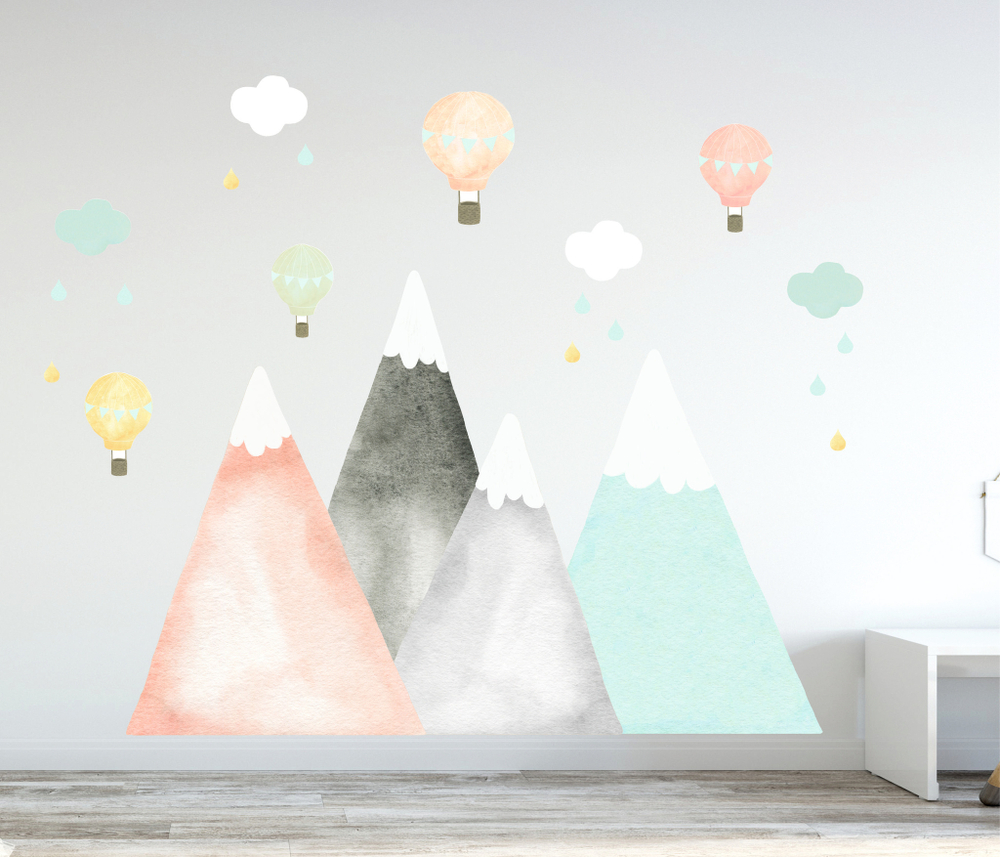 Наклейки ГОРЫ СЕТ 2