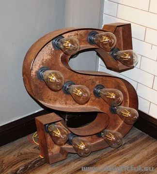 Винтажная буква 6