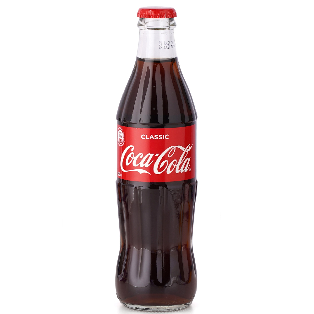 Напиток Coca Cola Classic, б/а с/г, 330мл, стекло 15шт Грузия  АТ