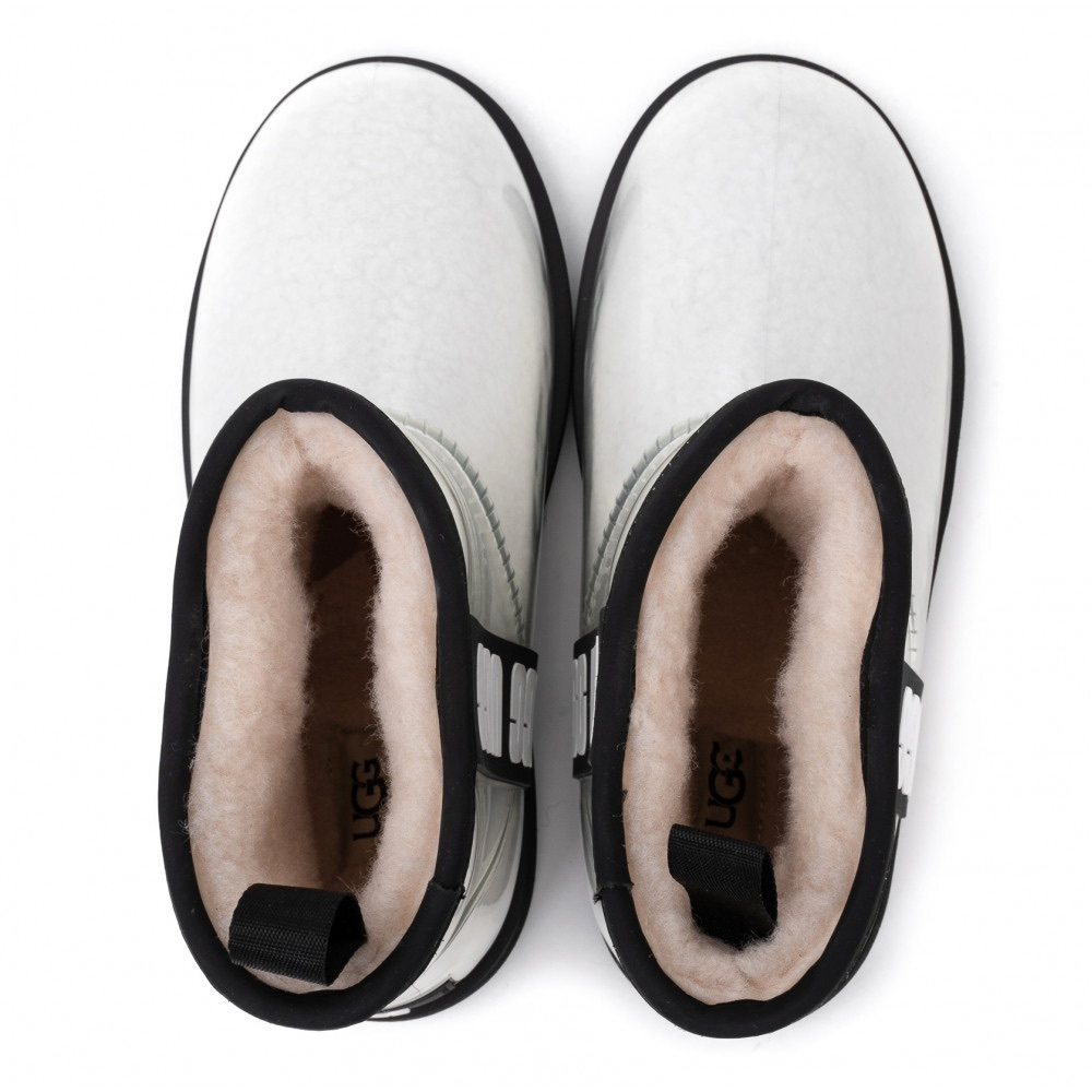 UGG Classic Clear Mini White Black