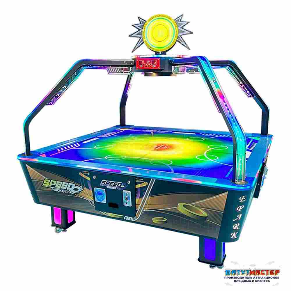 Игровой стол аэрохоккей «Арена» на 4 игрока, 220×220×210 см