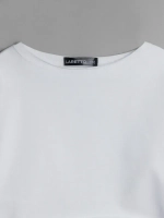 Лонгслив для девочки в школу ,белый