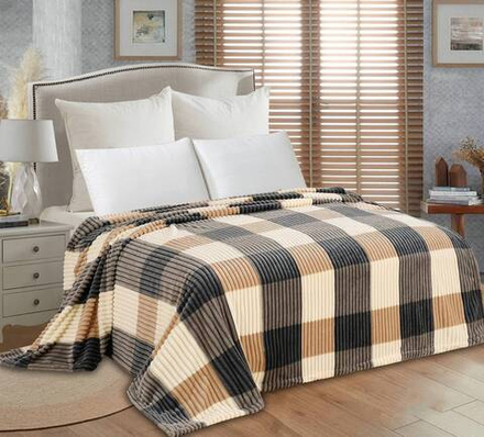 Плед велсофт 180х200 "ПВ5" (300гр/м2)